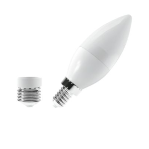 Lâmpada Vela Leitosa 4,5W 6000K