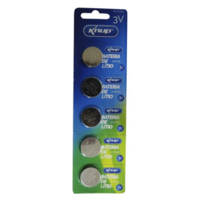 Bateria Lithium 3v - Cartela 5 Unidades KP-BT2016