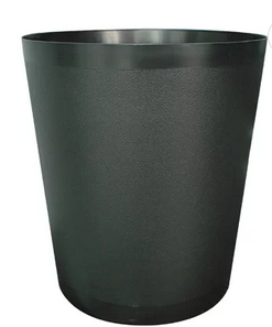 Cesto p/lixo 12L polipropileno preto PT 1 UN