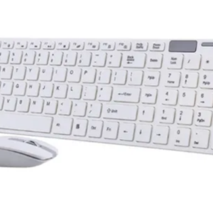 Kit Teclado E Mouse Óptico Sem Fio Slim Português