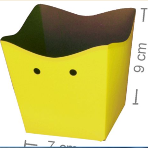 Cachepots Amarelo - 10 unidades