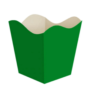 Cachepot Pequeno Verde Bandeira - 10 unidades