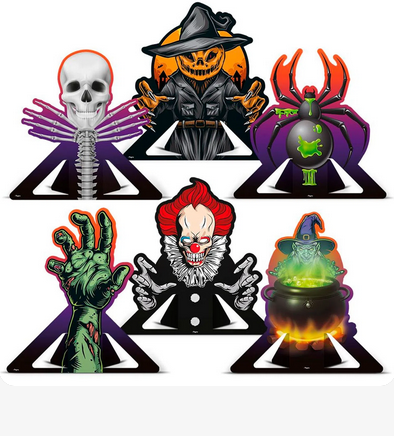 Decoração de Mesa Halloween - 06 unidades
